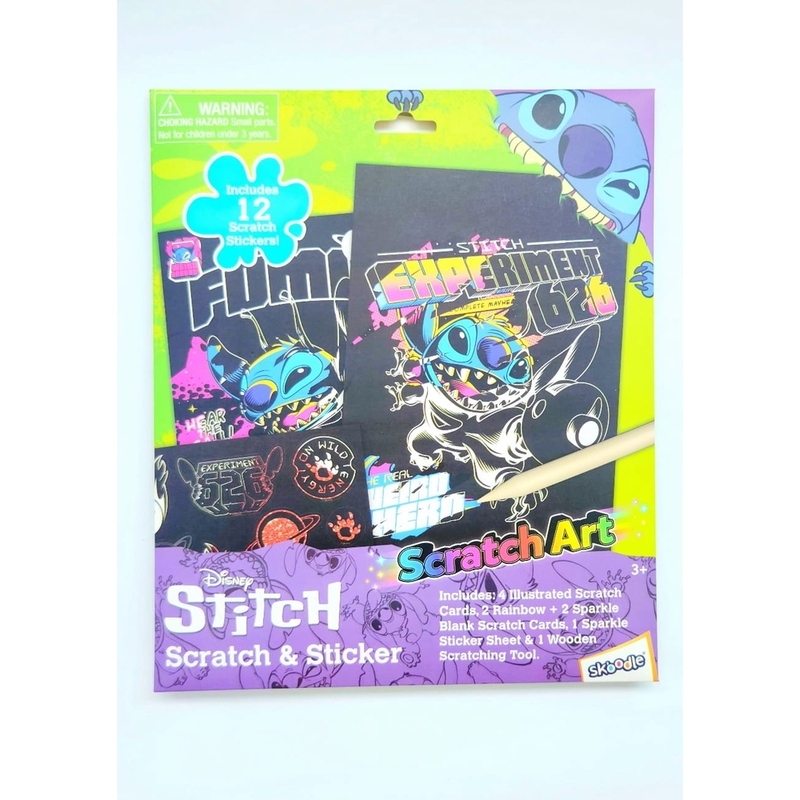 Skoodle Disney Stitch Scratch Scribble