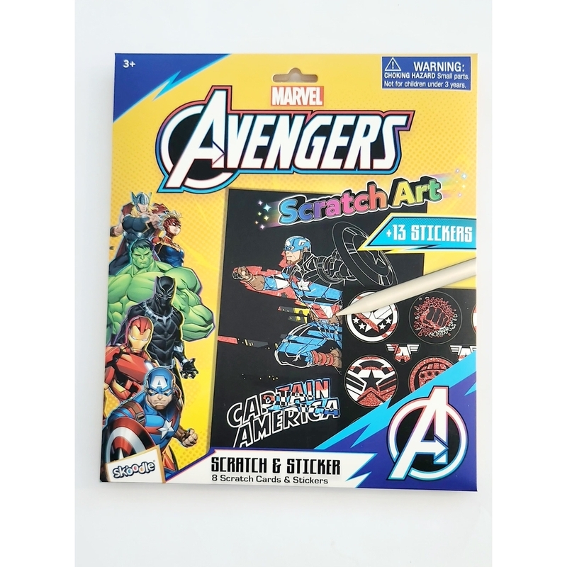 Skoodle Disney Avenger Scratch Scribble