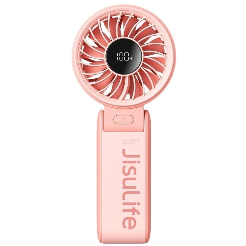 Jisulife Handheld Fan Life7 (5000mAh) - Pink Jisulife Handheld Fan Life7 (5000mAh) - Pink