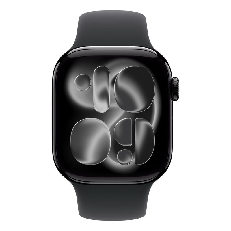 Apple Watch Series 11 GPS 42mm Jet Black Aluminium Case with Black Sport Band - S/M Apple Watch Series 11 GPS 42mm Jet Black Aluminium Case with Black Sport Band - S/M