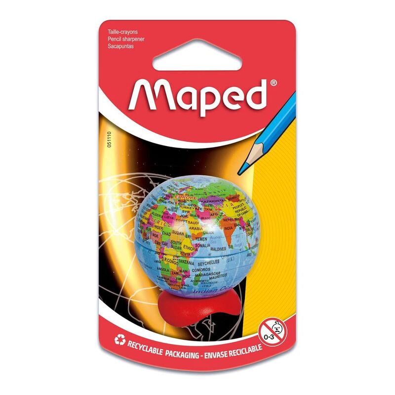 Maped Sharpener 1 Hole Globe Maped Sharpener 1 Hole Globe