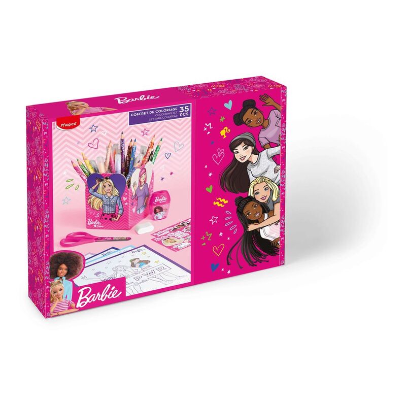 Maped Gift Box Barbie Collection - 35 Pcs