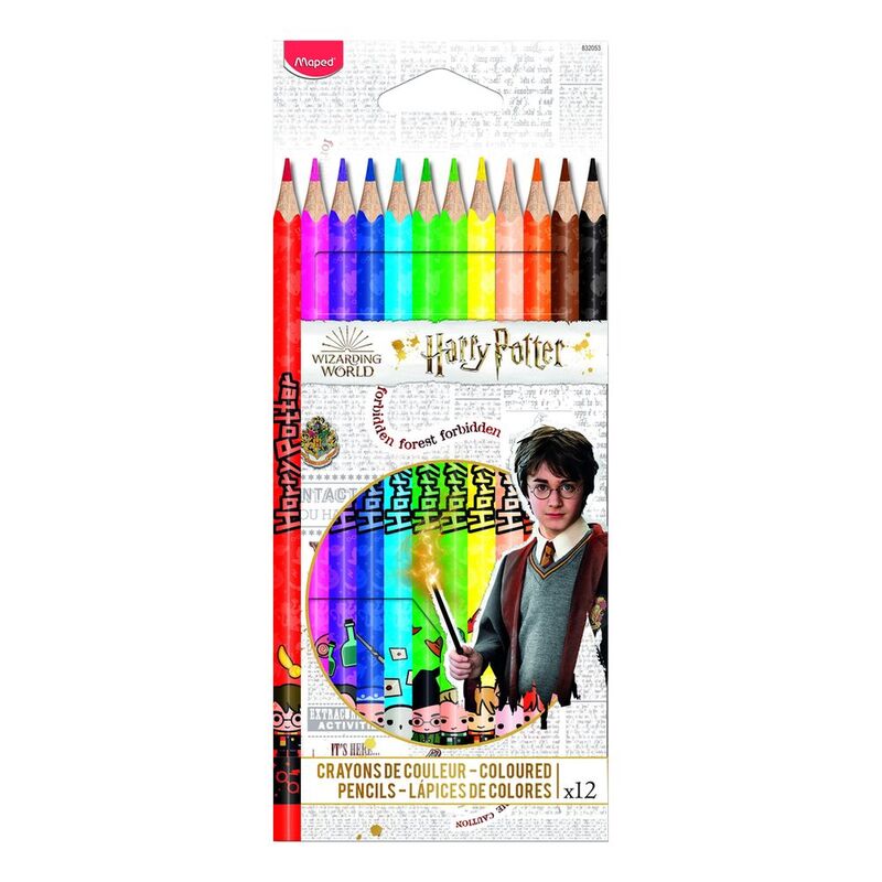 Maped Color Pencils Harry Potter Set - 12 Colors