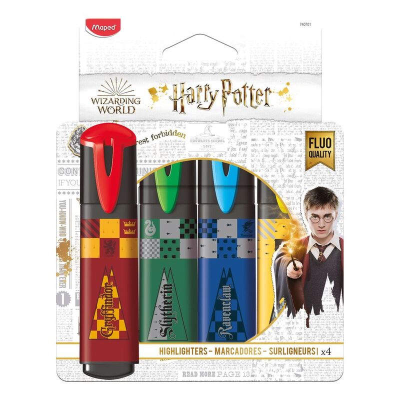 Maped Highlighter Harry Potter - 4 Colors Maped Highlighter Harry Potter - 4 Colors