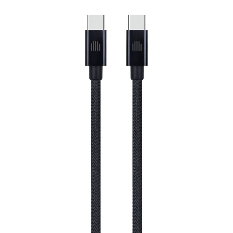 Dviced Cable USB-C To USB-C Nylon Textile 1.25M - Black