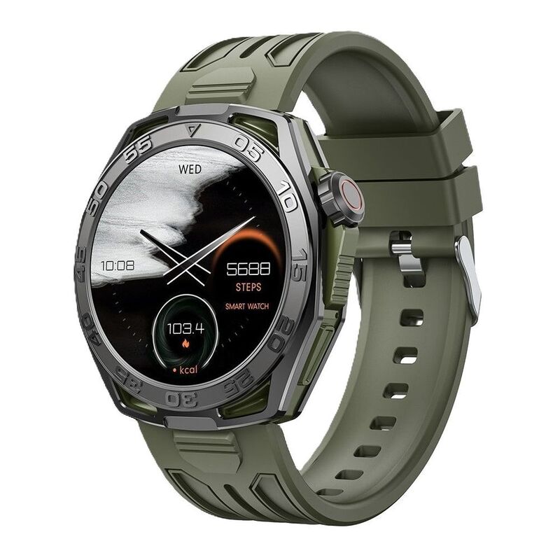 Telux Vital 128MB 1.43-Inch AMOLED 410mAh IP68 Smart Watch - Green Telux Vital 128MB 1.43-Inch AMOLED 410mAh IP68 Smart Watch - Green
