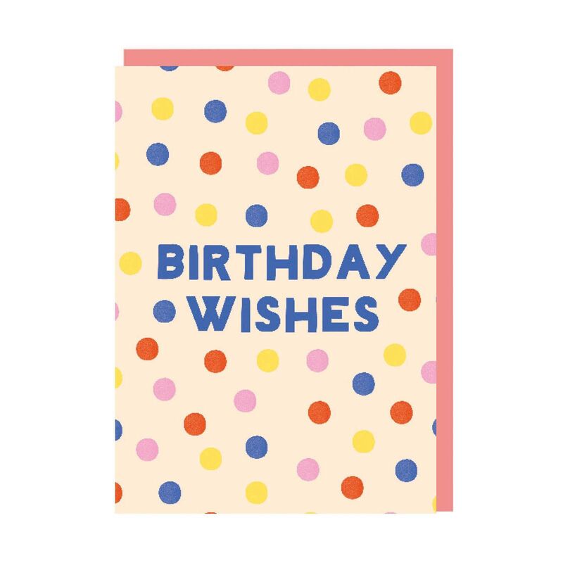 Ohh Deer Birthday Wishes Polka Greeting Card (A6)
