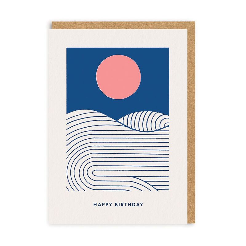 Ohh Deer Happy Birthday Sun And Sea Greeting Card (A6)