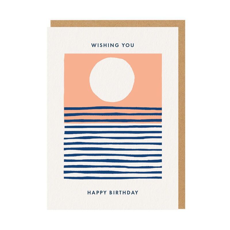 Ohh Deer Wishing You Happy Birthday Stripes Greeting Card (A6) Ohh Deer Wishing You Happy Birthday Stripes Greeting Card (A6)
