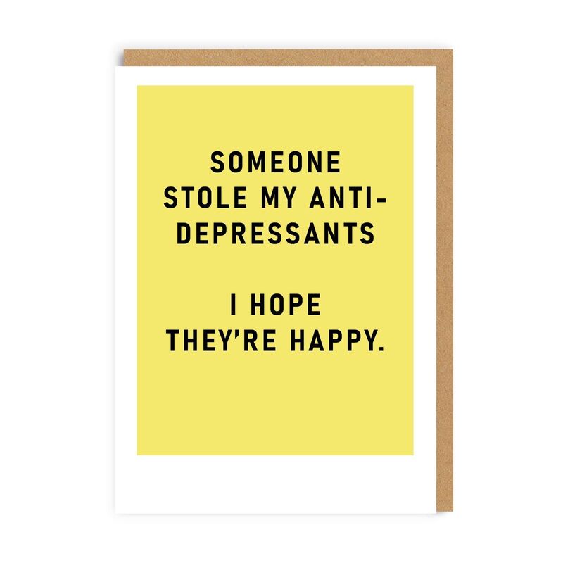 Ohh Deer Anti Depressants Greeting Card (A6)