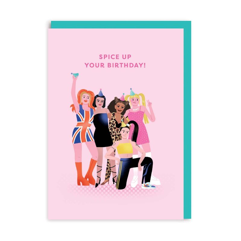 Ohh Deer Spice Girls B'Day Greeting Card (A6)