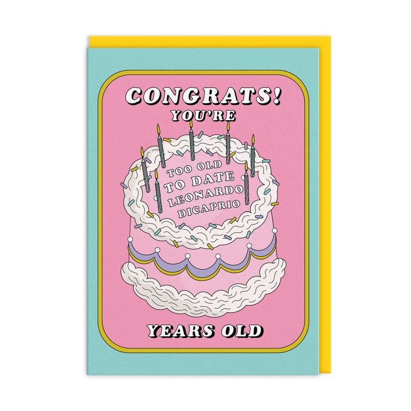Ohh Deer Too Old For Leo Greeting Card (A6)