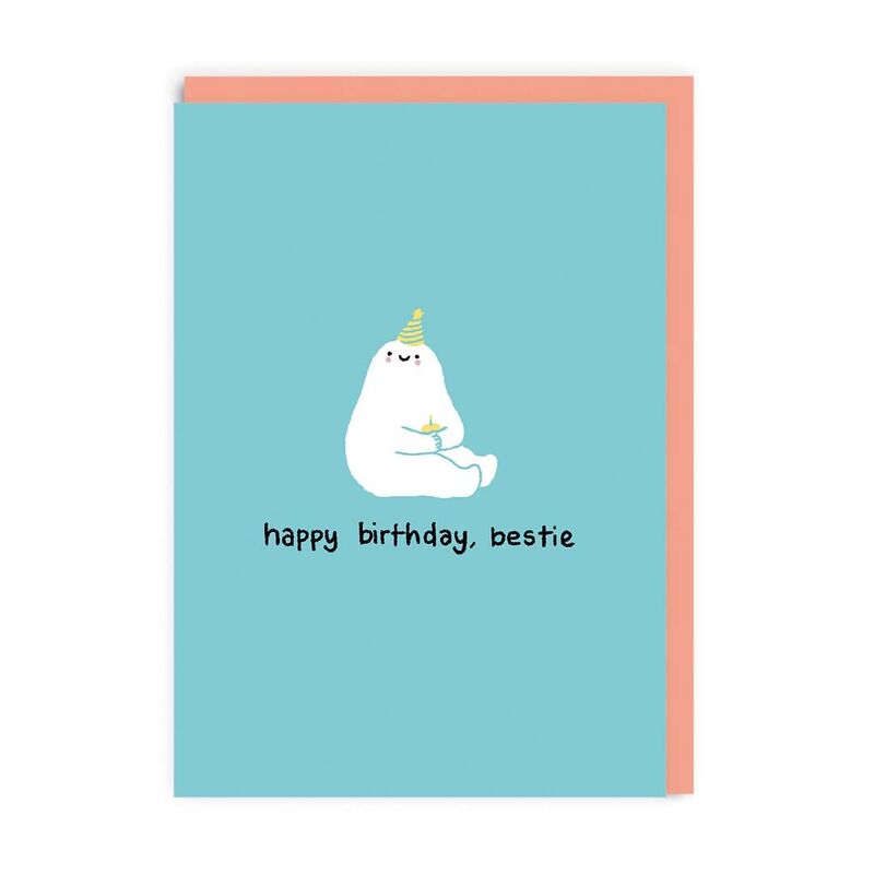 Ohh Deer Happy Birthday Bestie Greeting Card (A6) Ohh Deer Happy Birthday Bestie Greeting Card (A6)