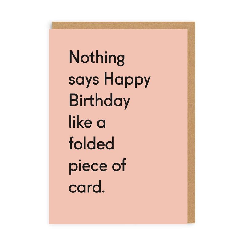 Ohh Deer Folded Piece Of Card Greeting Card (A6)