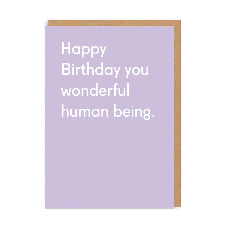Ohh Deer Wonderful Human Being Greeting Card (A6)