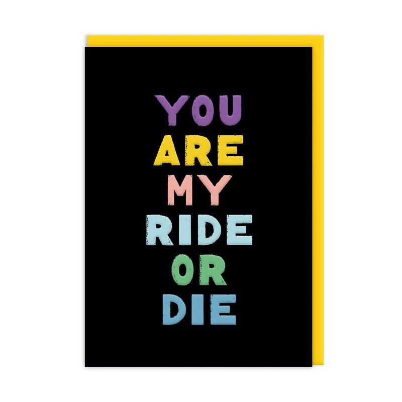 Ohh Deer Ride Or Die Greeting Card (12409) Greeting Card (A6) Ohh Deer Ride Or Die Greeting Card (12409) Greeting Card (A6)