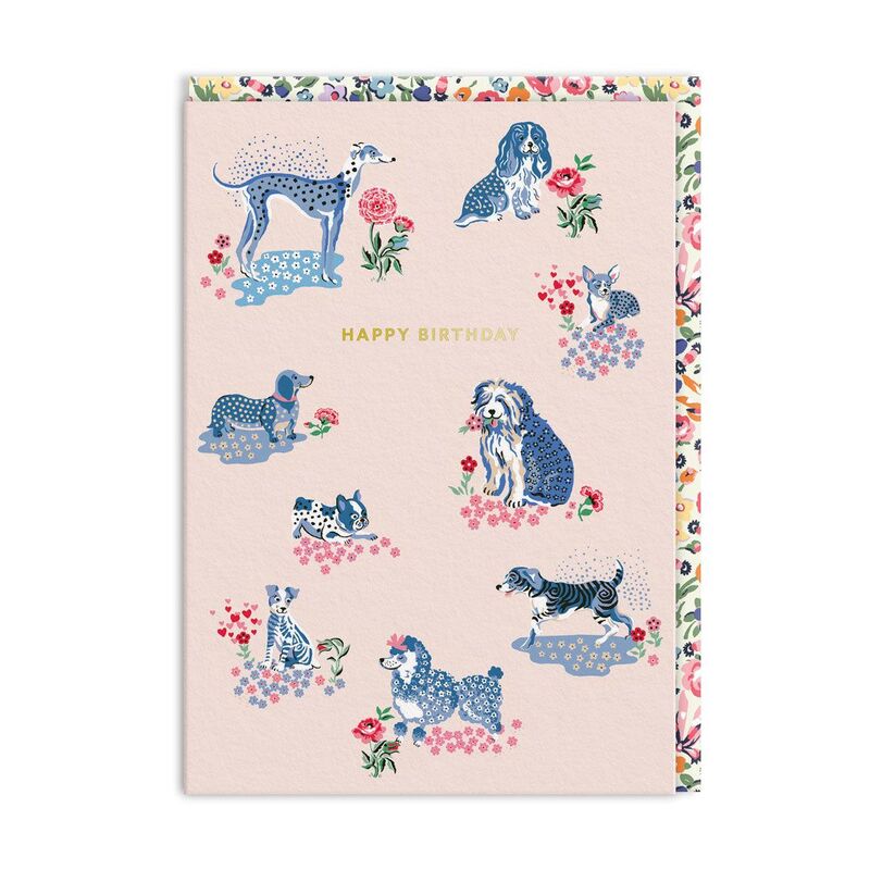 Ohh Deer Happy Birthday - Puppy Fields Premium Greeting Card (A6)