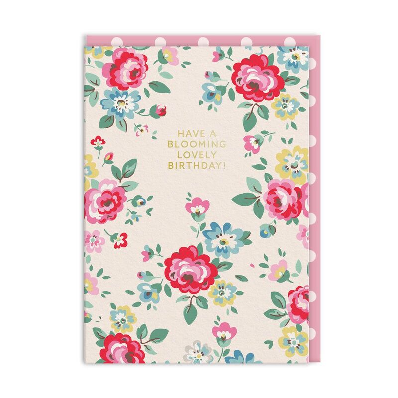 Ohh Deer Have A Blooming Lovely Birthday Premium Greeting Card (A6)