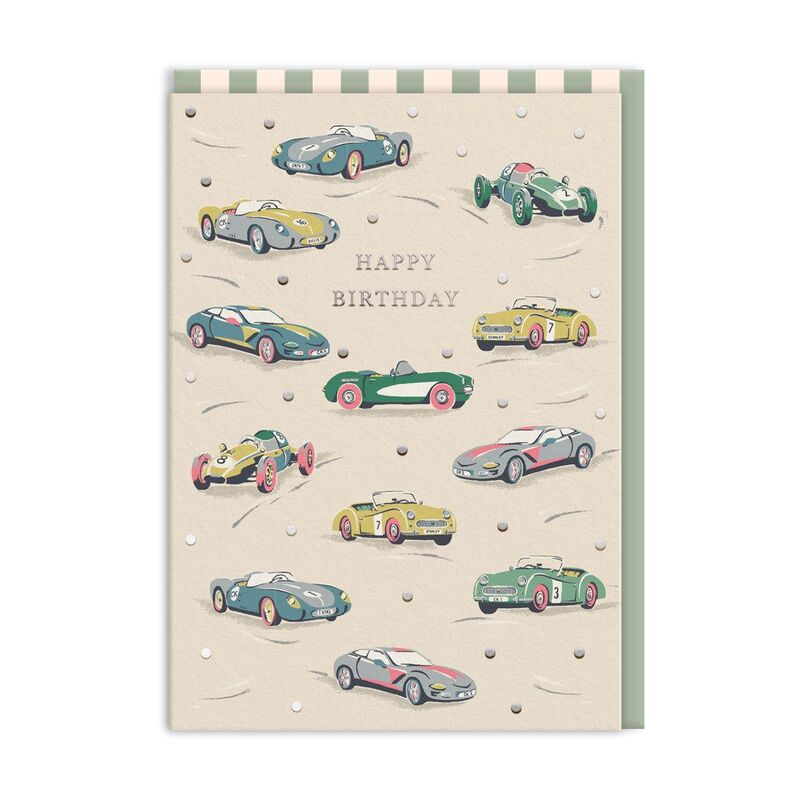 Ohh Deer Race Cars Greeting Card (12011) Premium Greeting Card (A6) Ohh Deer Race Cars Greeting Card (12011) Premium Greeting Card (A6)
