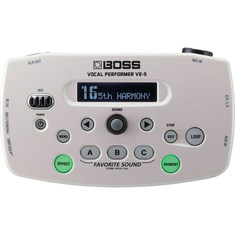 Boss VE-5 Vocal Performer - White