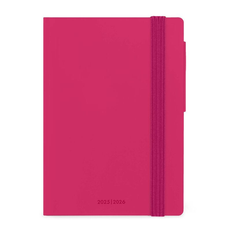 Legami 16 - Month Diary - 2025/2026 - Small Daily Diary - Raspberry Legami 16 - Month Diary - 2025/2026 - Small Daily Diary - Raspberry