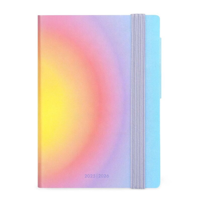 Legami 16 - Month Diary - 2025/2026 - Small Weekly Diary With Notebook - Aura