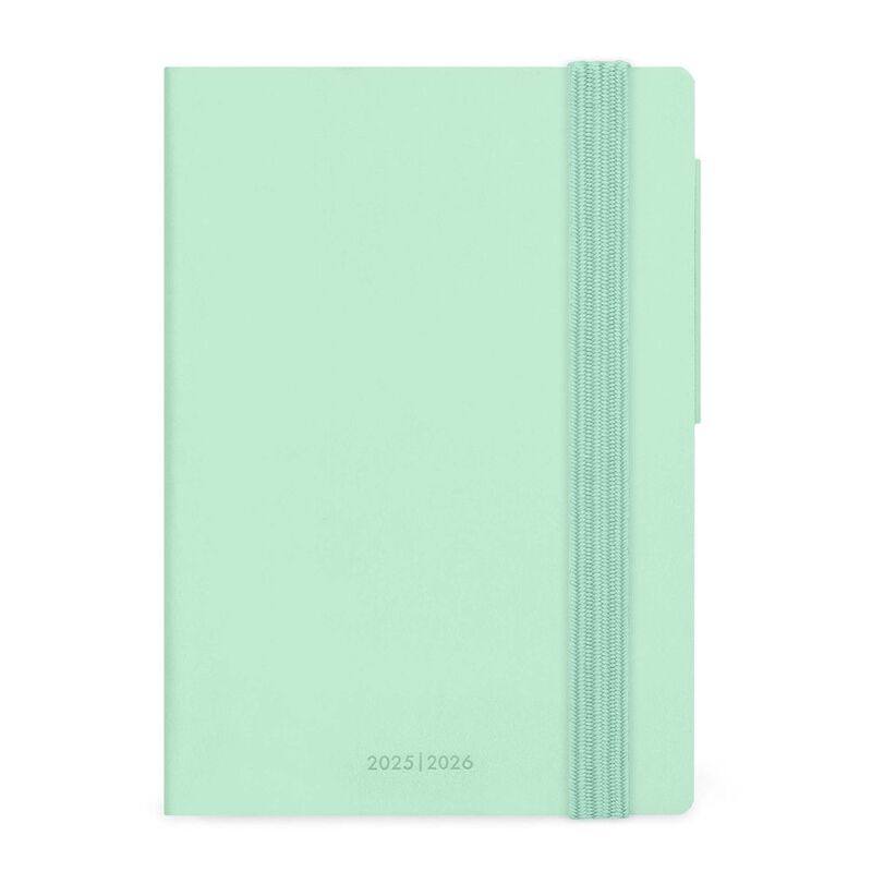 Legami 16 - Month Diary - 2025/2026 - Small Weekly Diary With Notebook - Pastel Mint Legami 16 - Month Diary - 2025/2026 - Small Weekly Diary With Notebook - Pastel Mint