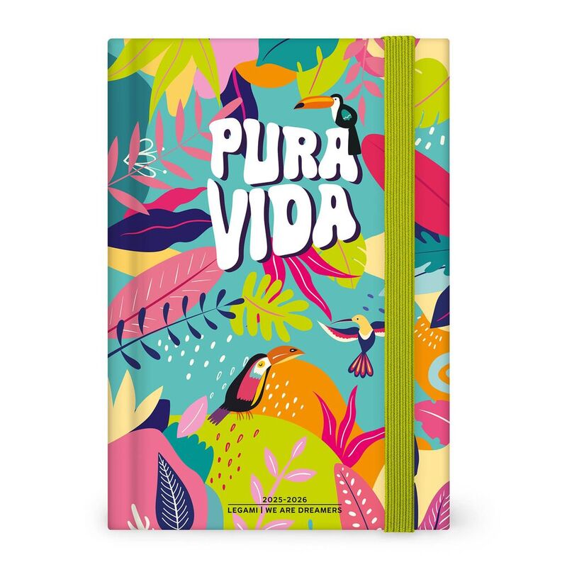 Legami 16 - Month Diary - 2025/2026 - Medium Photo Daily Diary - Pura Vida Legami 16 - Month Diary - 2025/2026 - Medium Photo Daily Diary - Pura Vida
