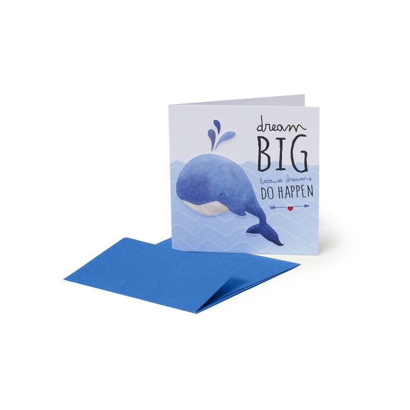 Legami Small Greeting Card - Whale Legami Small Greeting Card - Whale