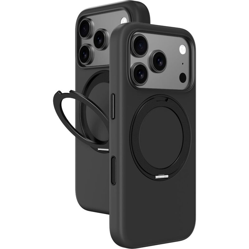 Amazingthing Cloudie Magspin Drop Proof Case For iPhone 17 Pro Max 6.9-Inch - Black