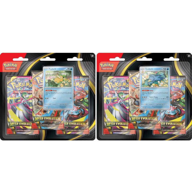 Pokemon TCG Me01 Mega Evolution 3Pack Blister Pokemon TCG Me01 Mega Evolution 3Pack Blister