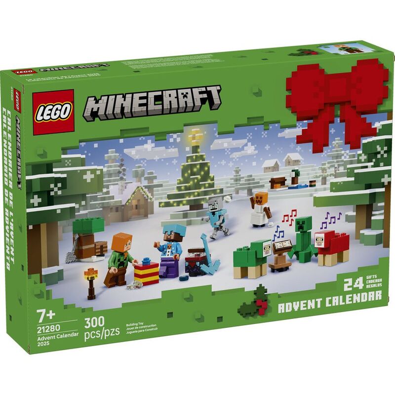 Lego Minecraft Advent Calendar 2025 21280 - (300 Pieces) Lego Minecraft Advent Calendar 2025 21280 - (300 Pieces)