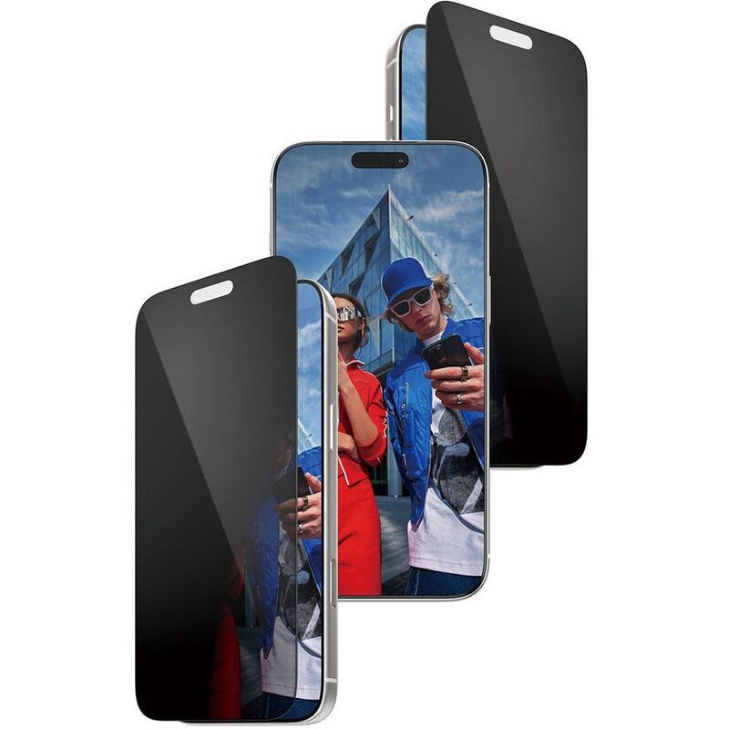 PanzerGlass iPhone 17 Pro Max Screen Protector Ultra Wide Fit W/ Fastfit In-A-Box - 2-Way Privacy