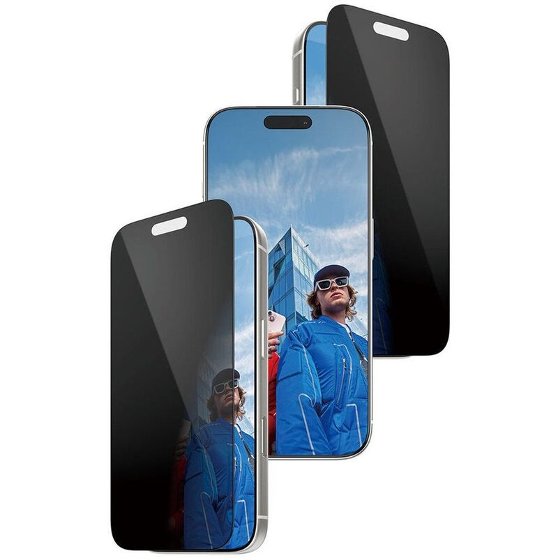 PanzerGlass iPhone 17 Pro Screen Protector Ultra Wide Fit W/ Fastfit In-A-Box - 2-Way Privacy