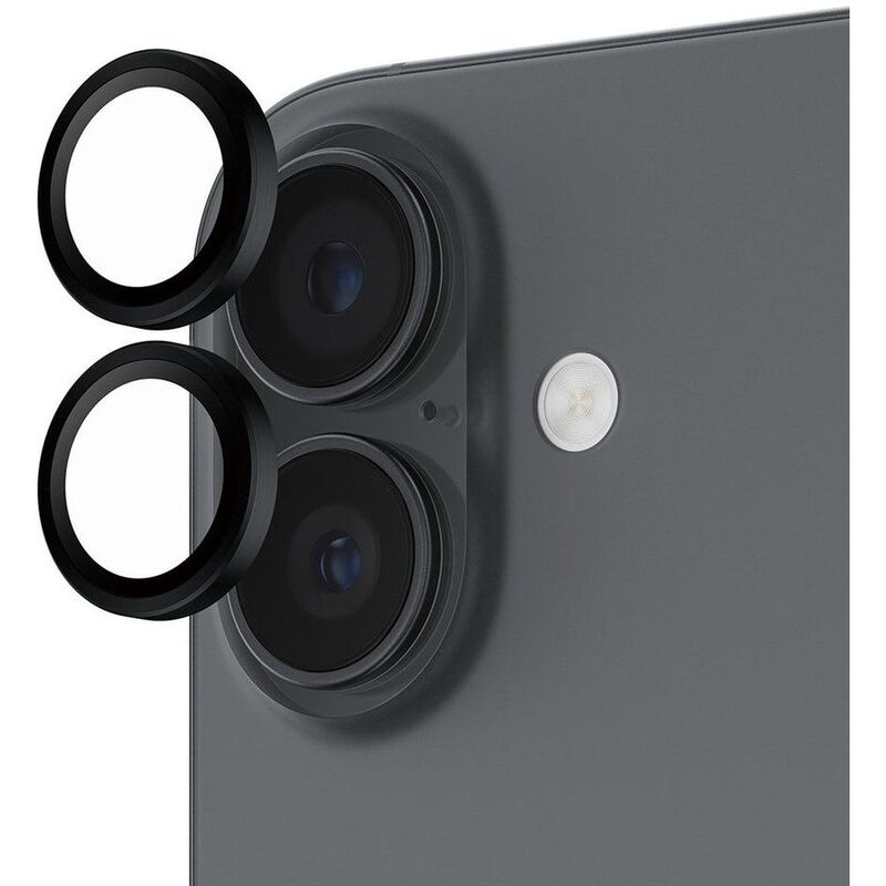 PanzerGlass iPhone 17/16 Plus/16 Lens Protector Hoops Rings - Black