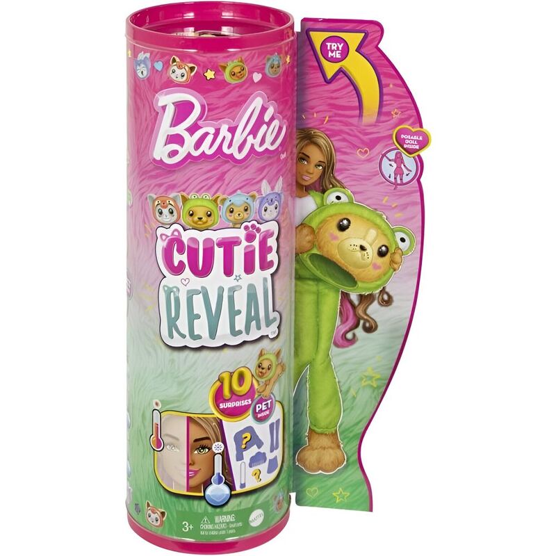 Barbie Cutie Reveal Barbie Costume Cuties Series Dog In Frog Doll HRK24 Barbie Cutie Reveal Barbie Costume Cuties Series Dog In Frog Doll HRK24