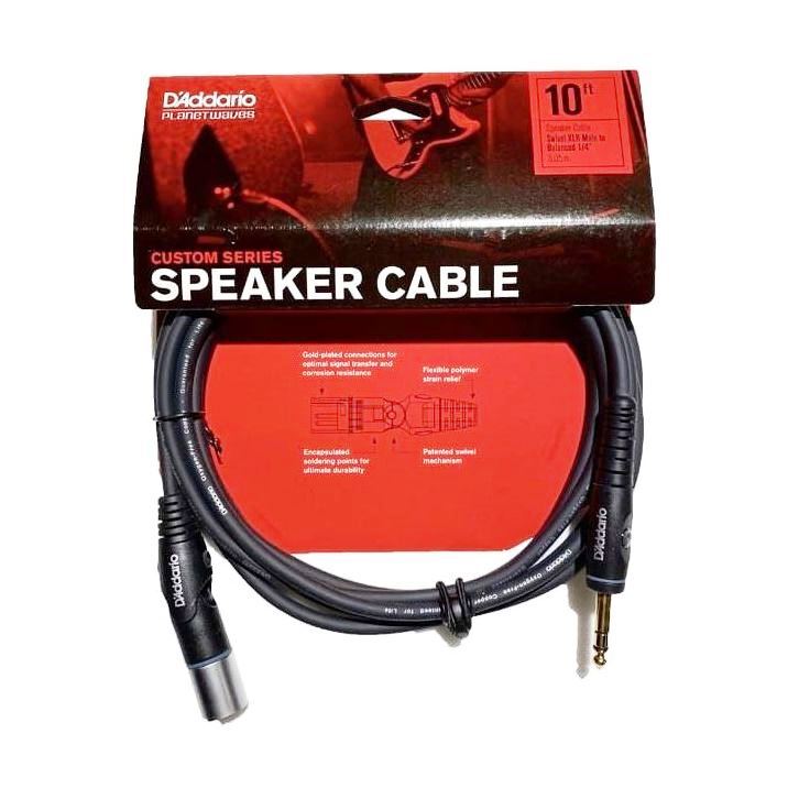 D'Addario Custom Series Microphone Cable XLR Male to 1/4 Inch - 3 Meter D'Addario Custom Series Microphone Cable XLR Male to 1/4 Inch - 3 Meter