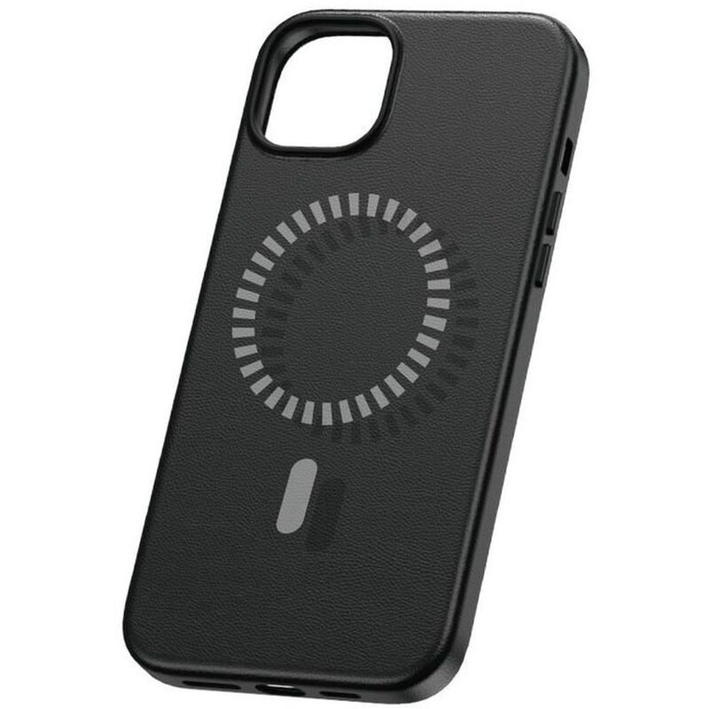 Baseus Fauxther Series Magnetic Phone Case for iPhone 15 Plus - Cluster Black Baseus Fauxther Series Magnetic Phone Case for iPhone 15 Plus - Cluster Black