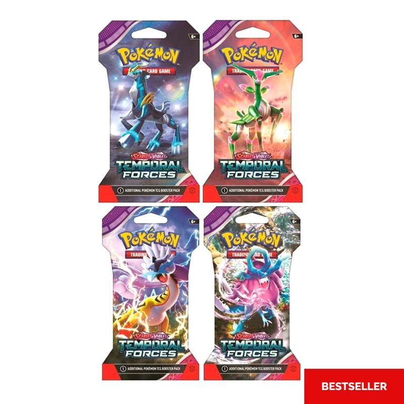 Pokemon TCG Scarlet & Violet 5 Temporal Forces Sleeved Booster Pokemon TCG Scarlet & Violet 5 Temporal Forces Sleeved Booster
