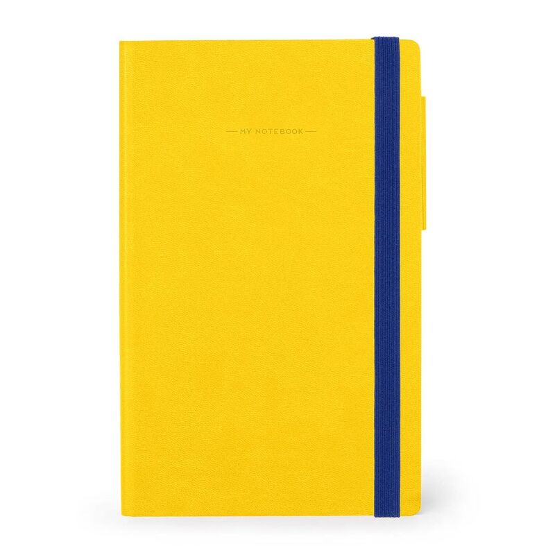 Legami Notebook - My Notebook - Medium Squared - Yellowfreesia (13 x 21cm)