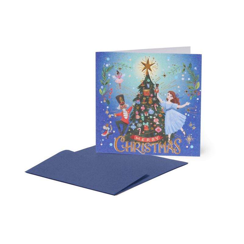 Legami Small Greeting Card (7 x 7cm) - Xmas Tree - Floating Legami Small Greeting Card (7 x 7cm) - Xmas Tree - Floating