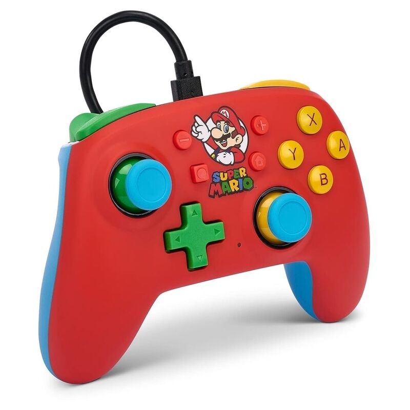 PowerA Nano Wired Controller For Nintendo Switch - Mario Medley PowerA Nano Wired Controller For Nintendo Switch - Mario Medley