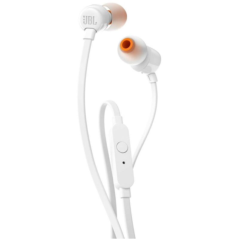 JBL T110 White In-Ear Earphones