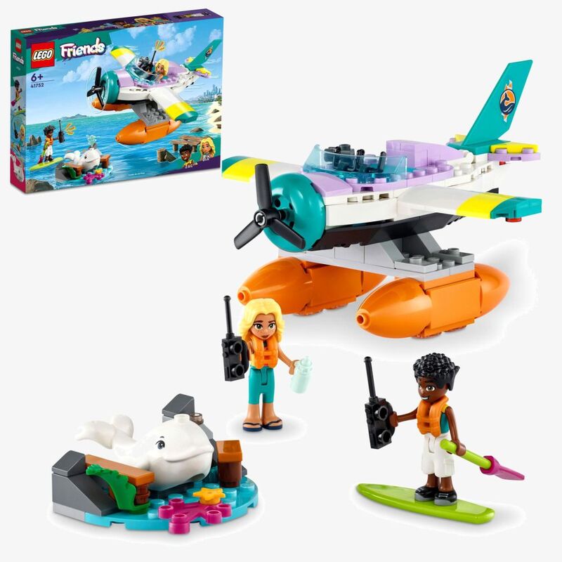 LEGO Friends Sea Rescue Plane Building Set 41752 (203 Pieces)