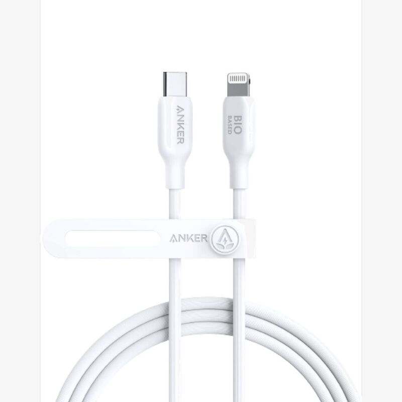 Anker 542 USB-C To Lightning Cable 6ft - White