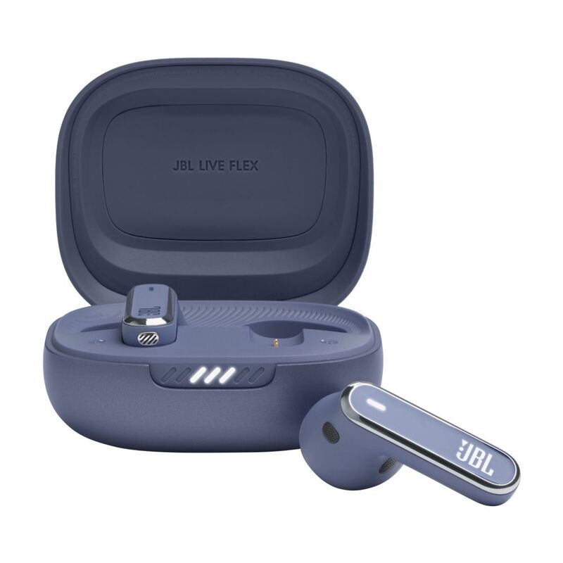 JBL Live Flex True Wireless Noice Cancelling Earbuds - Blue