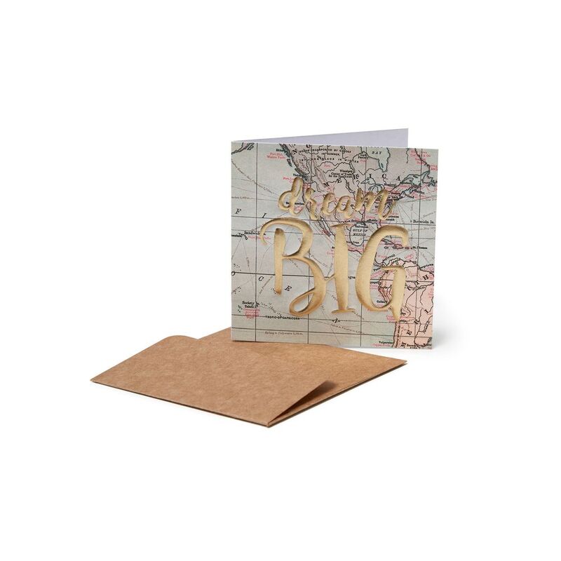 Legami Greeting Card - Small - Travel (7 x 7 cm)