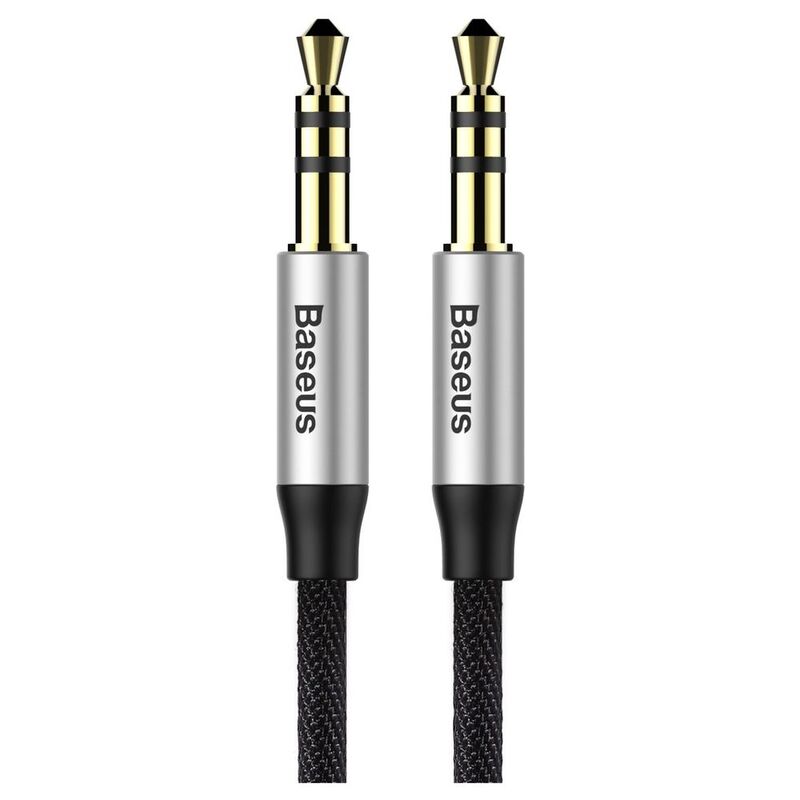 Baseus Yiven Audio Cable Male To Male M30 1.5m - Silver/Black