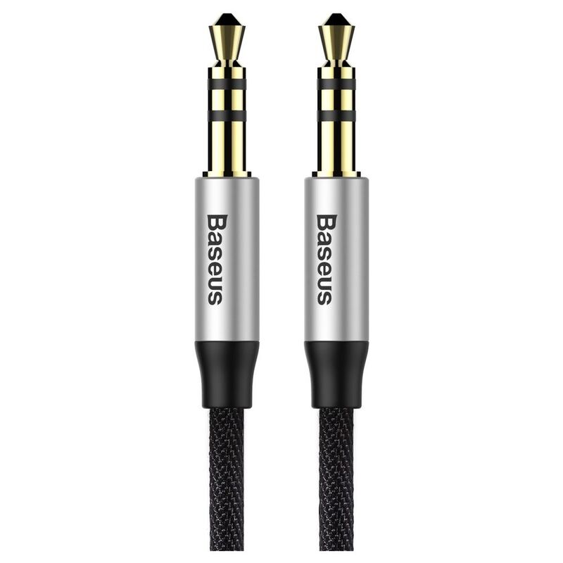 Baseus Yiven Audio Cable Male To Male M30 1.5m - Silver/Black
