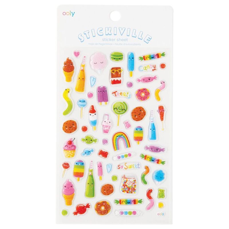 OOLY Stickiville Stickers - Standard - Candy Shoppe OOLY Stickiville Stickers - Standard - Candy Shoppe